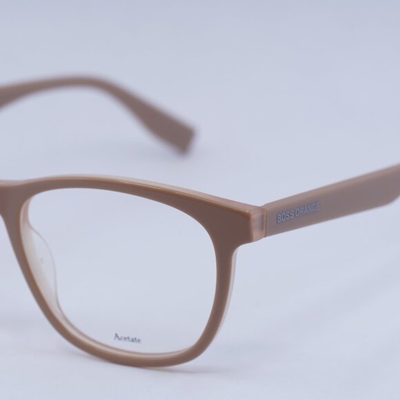 🕶️ New Hugo Boss BO 0318 C9N Eyeglasses - Light Brown Frame - Picture 6 of 11